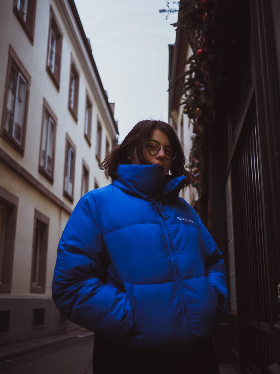 apparel, jacket, clothing, coat, human, person, sweater, sweatshirt HD wallpaper