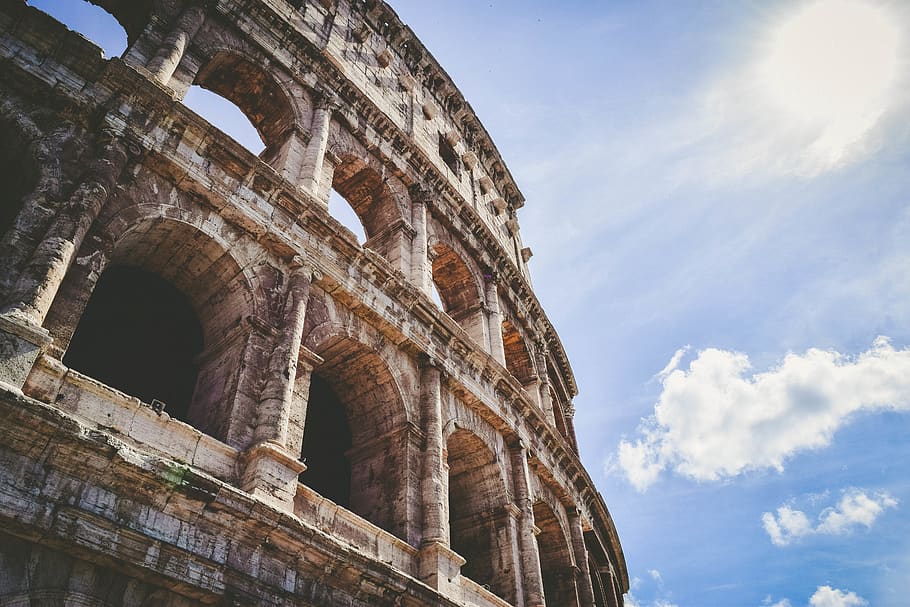 The colosseum, Rome, history, the past, architecture, built structure, HD wallpaper