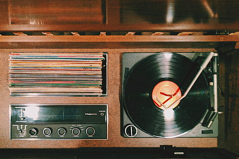 retro, vintage, record, player, music, turntable, arts culture and entertainment HD wallpaper