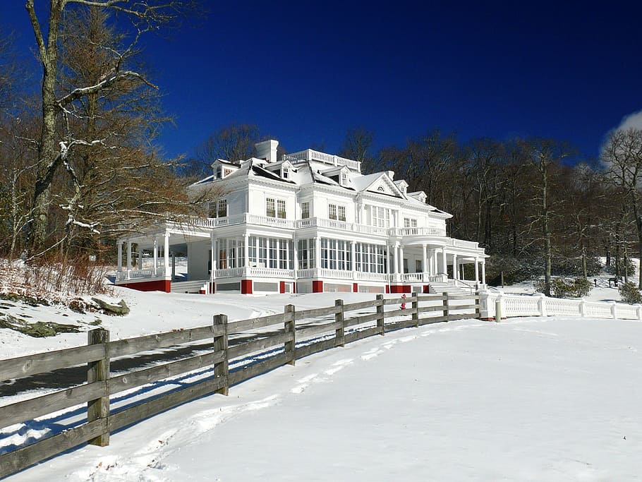frozen, ice, snow, winter, hotel, construction, keep, architecture HD wallpaper