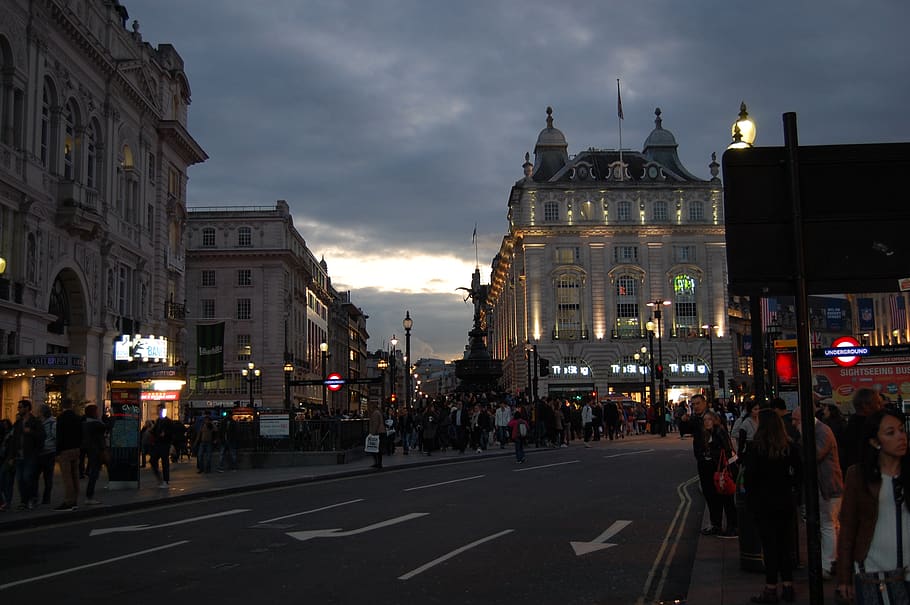 london, united kingdom, piccadilly circus station, picadilly circus