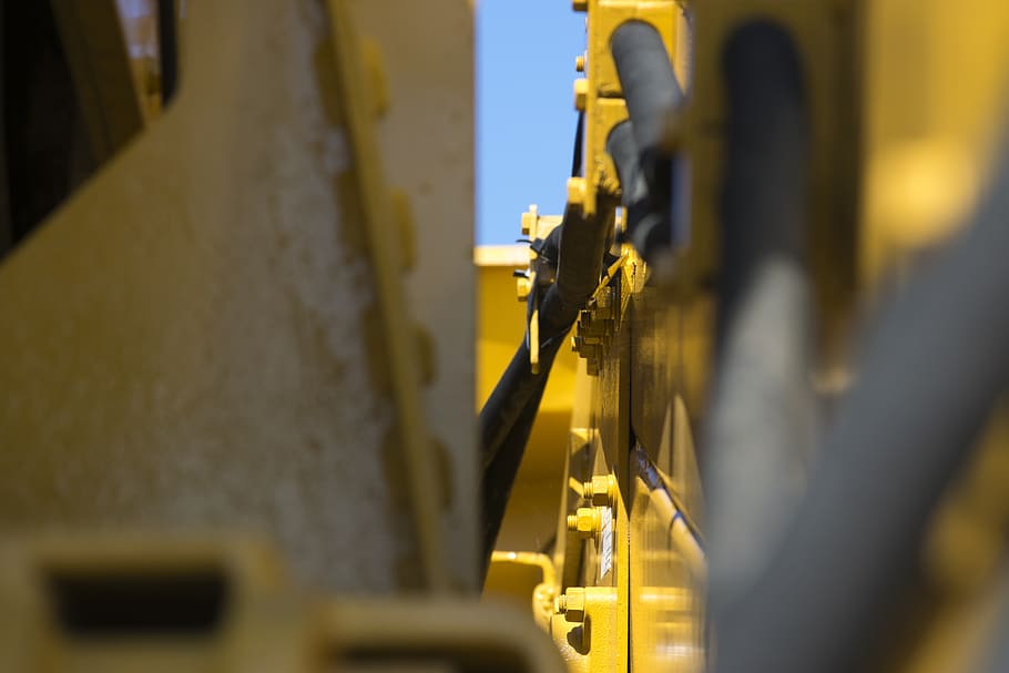 machine, excavator, work, machinesbroker, yellow, technology HD wallpaper