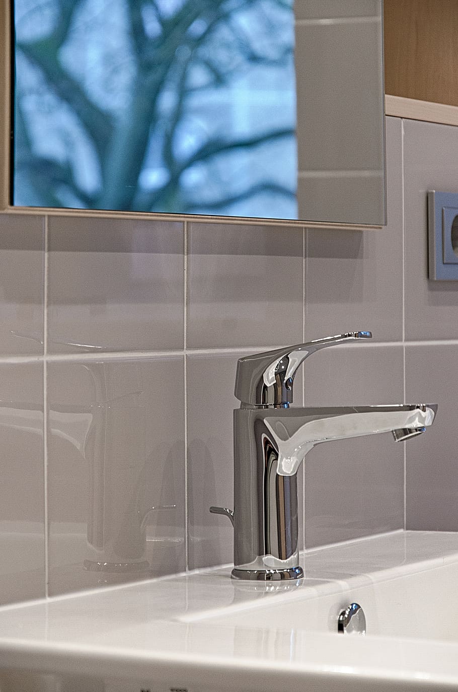 bathroom, crane, modern, domestic room, domestic bathroom, faucet HD wallpaper