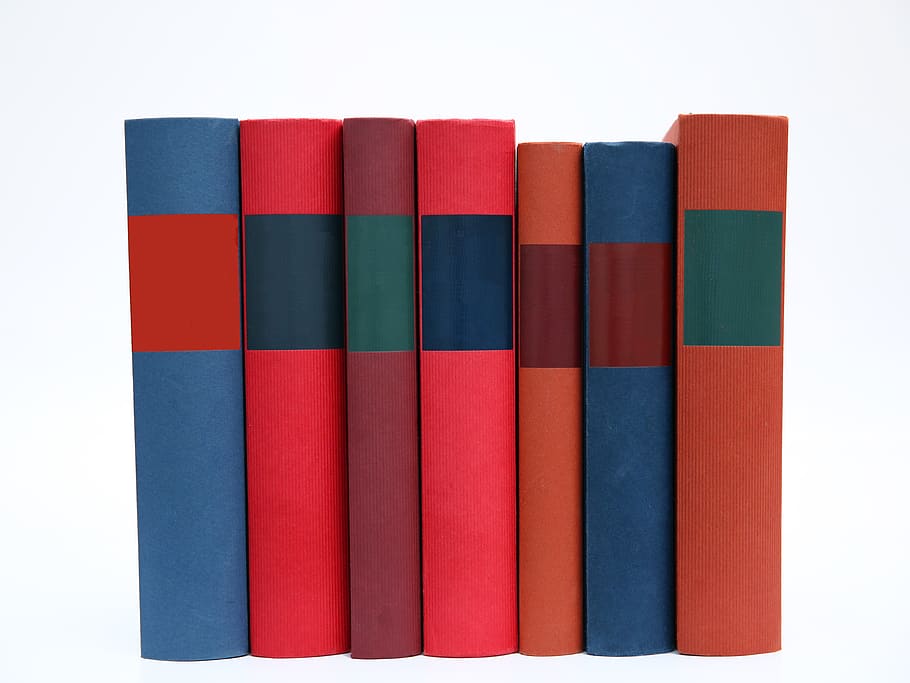 Piled Books, book stack, colorful, colourful, education, knowledge HD wallpaper