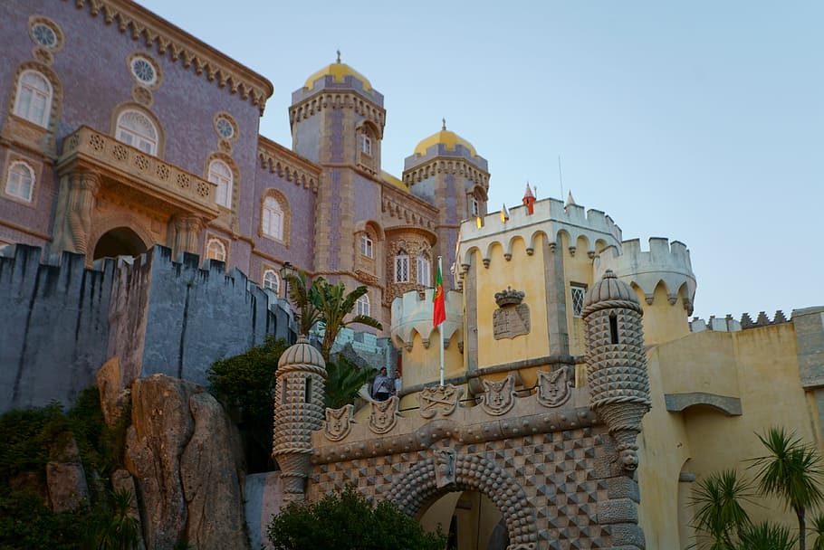 Brown Concrete Buildings, ancient, architecture, castle, exterior HD wallpaper