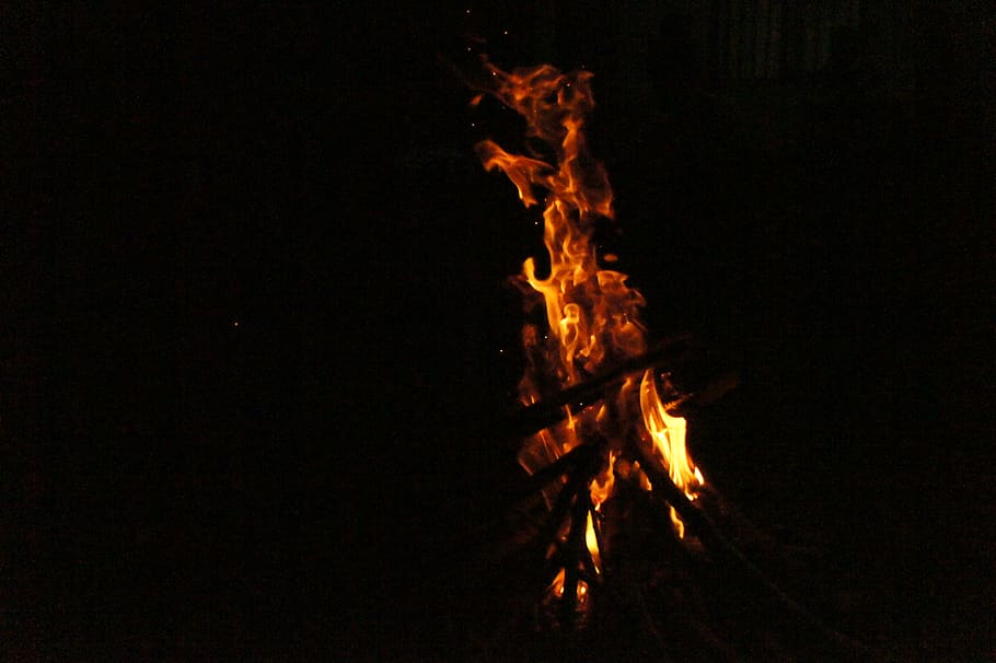 burning, fire, flame, fire - natural phenomenon, heat - temperature HD wallpaper