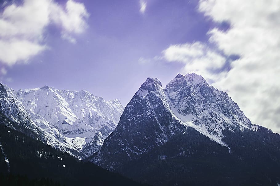 germany, grainau, eibsee, forest, top of germany, snow, long exposure HD wallpaper