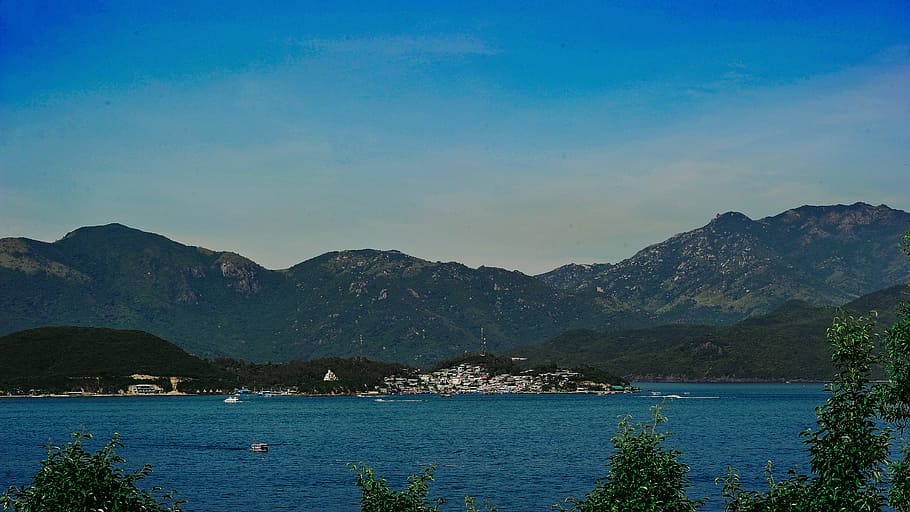 Body of Water in Distance of Place Photography, bay, beach, daylight HD wallpaper