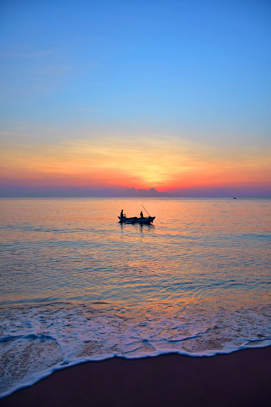 sri lanka, kattankudy, #sunrise #boat #fishing #morning, sunset, HD wallpaper