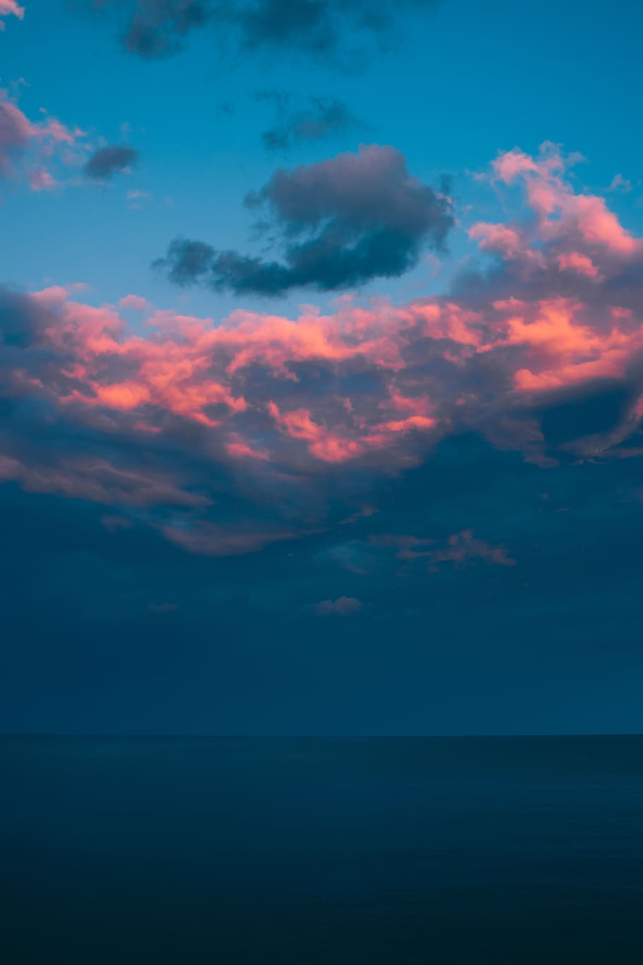 sunset, vacation, landscape, clouds, nature, sea, sky, outdoors HD wallpaper