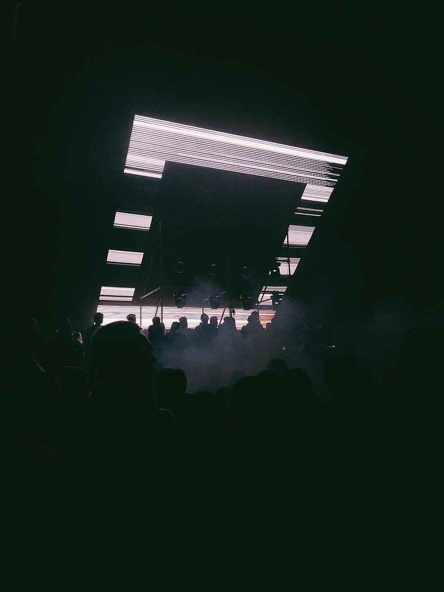 light, flare, lighting, person, crowd, human, indoors, interior design HD wallpaper