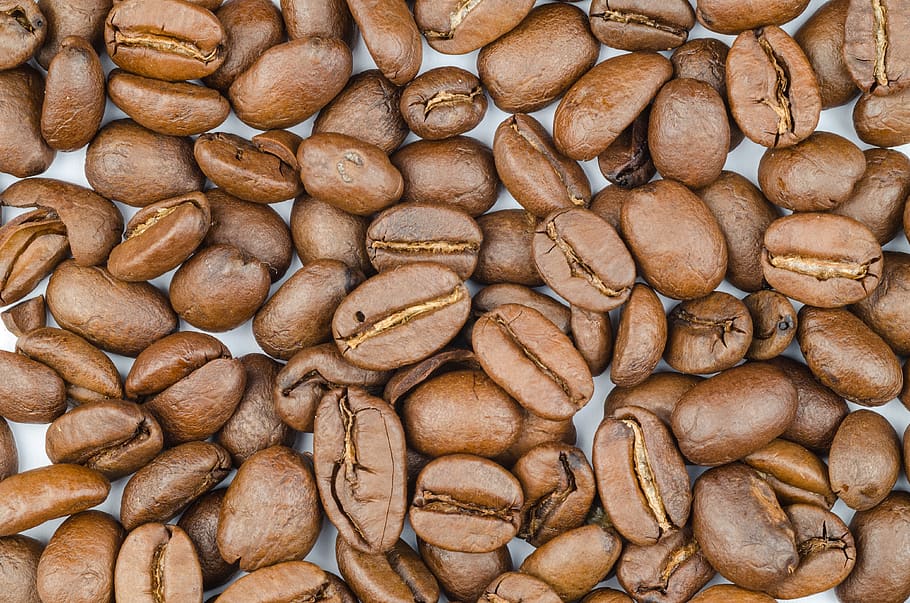 Coffee Beans, aroma, brown, caffeine, close-up, freshness, grains HD wallpaper
