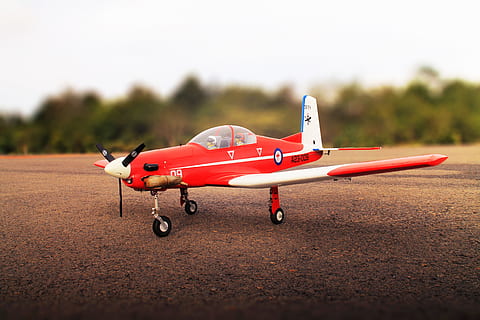 airplane, model, red, fly, remote, controlled, rcplane, phoenix HD wallpaper