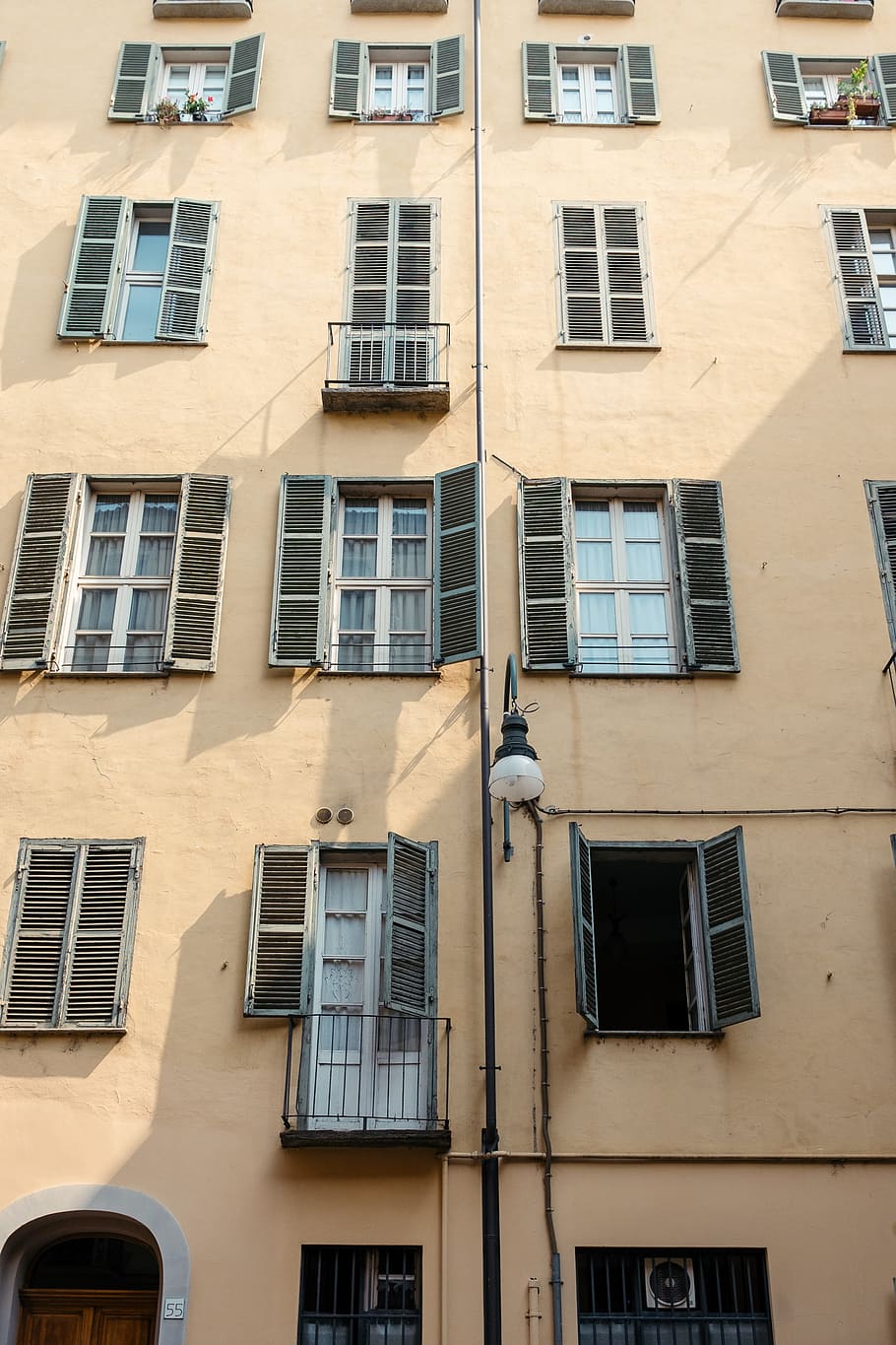 wall and windows, ancient, architecture, background, brown, building HD wallpaper