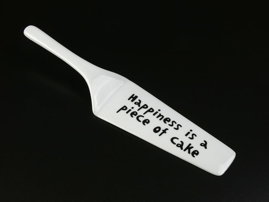 cake lifter, saying, white, setting, happiness, piece, studio shot HD wallpaper