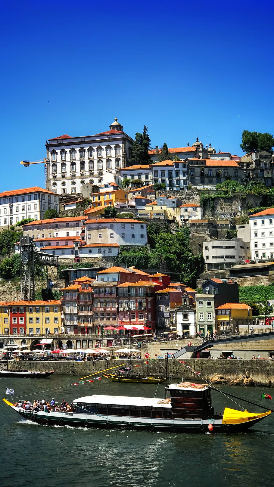 portugal, transportation, vehicle, boat, water, waterfront, HD wallpaper