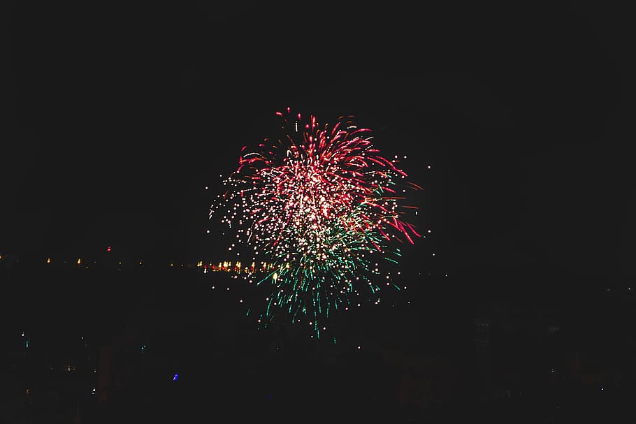 india, bengaluru, kothanur, celebration, event, firework, night HD wallpaper