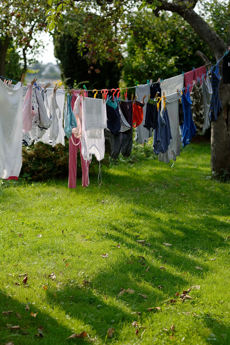 wash, dry, hang, drying, string, shadow, shadows, hanging, clothing HD wallpaper