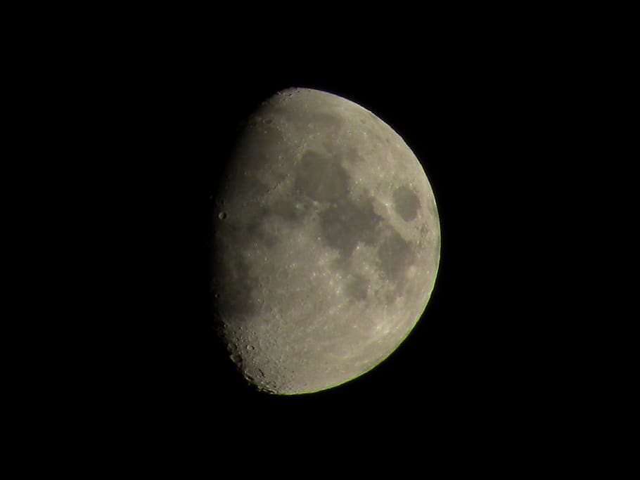 moon, outdoors, outer space, universe, night, astronomy, nature HD wallpaper