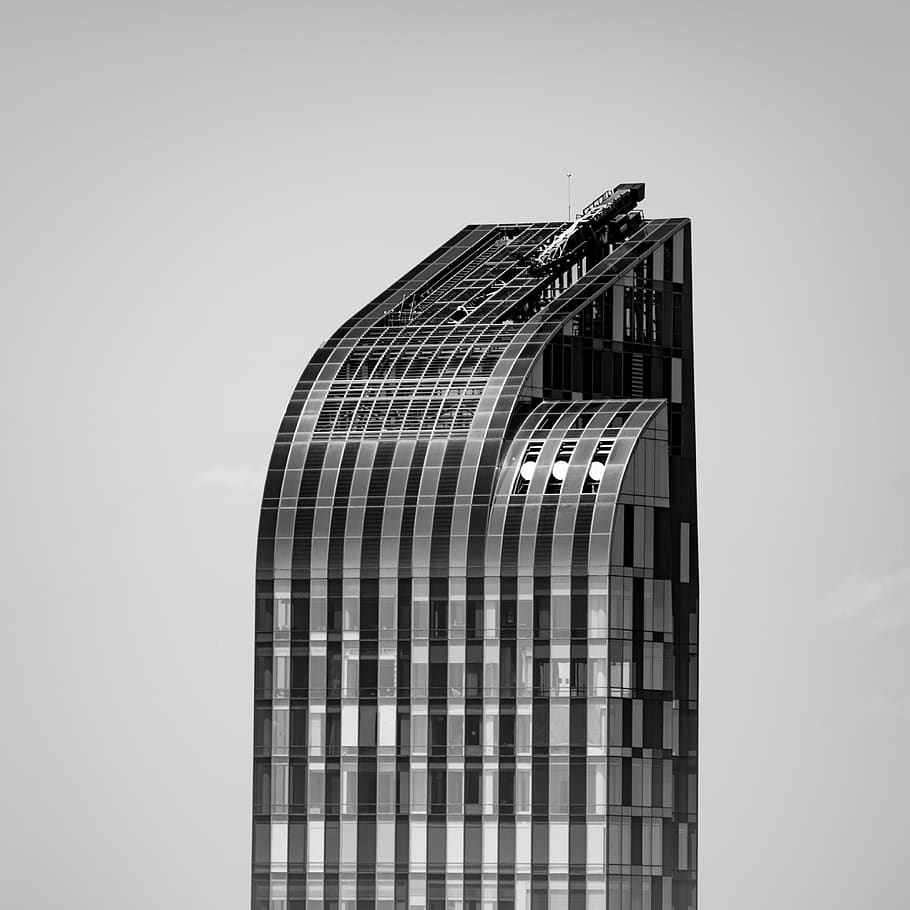 gray skyscraper on daylight, building, urban, city, office building HD wallpaper