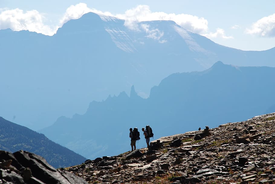 mount, mountain, mountainous, hike, hiker, hiking, human, activity HD wallpaper
