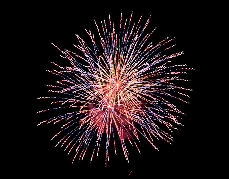 fireworks, sky, the eruption, light, colorful, the festival HD wallpaper
