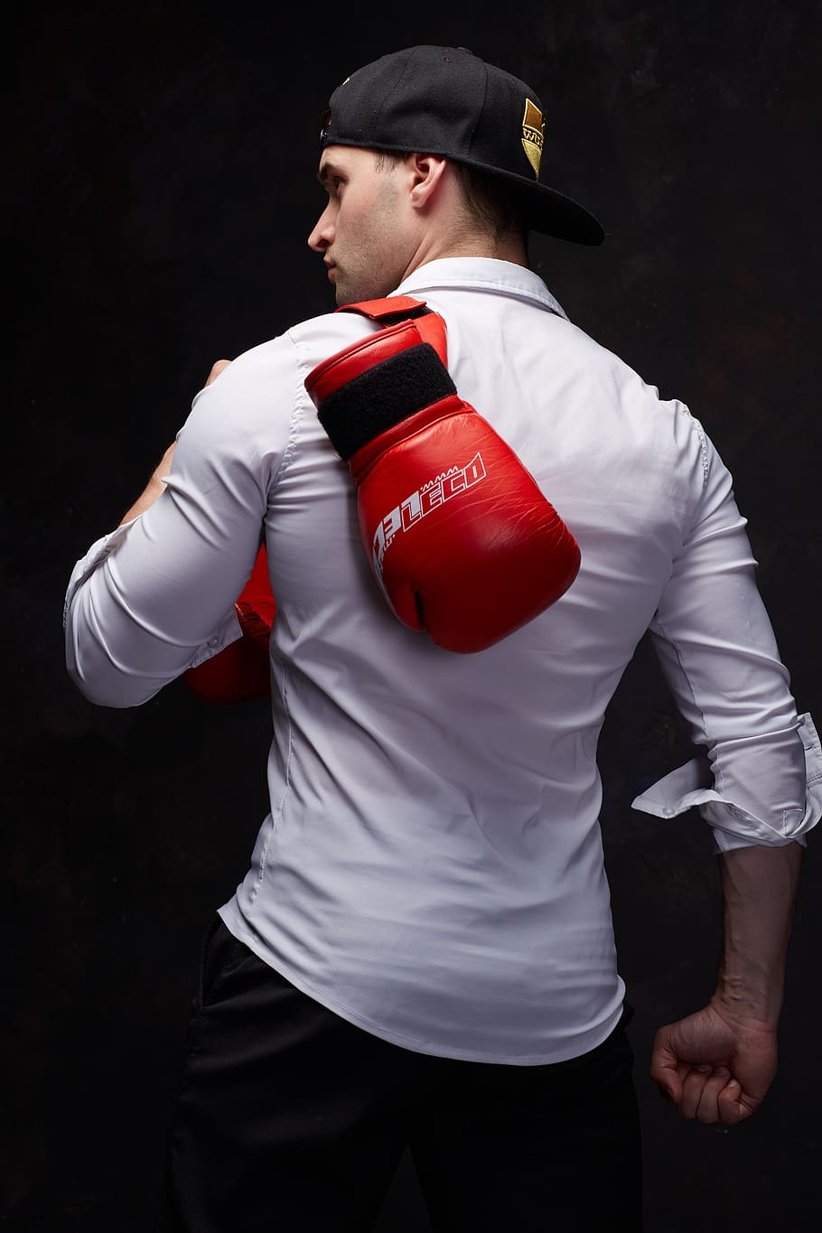 boxing, model, men, sport, sports, style, gloves, body, three quarter length HD wallpaper