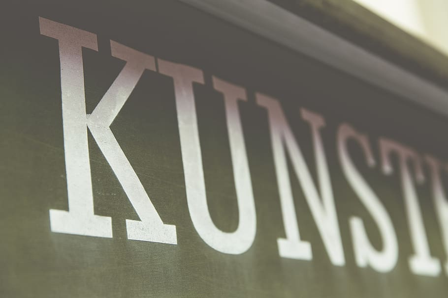 Kunsth Signage, art, conceptual, creative, data, design, font HD wallpaper