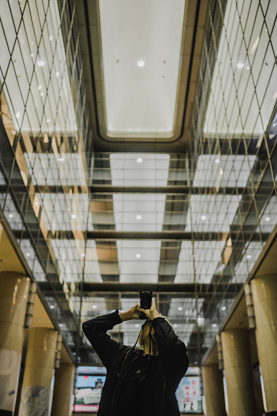 architecture, building, infrastructure, indoor, glass, reflection HD wallpaper