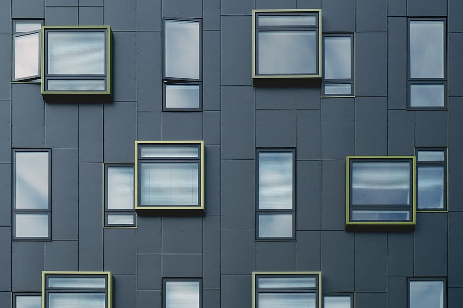 building, exterior, architecture, windows, modern, facade, urban HD wallpaper