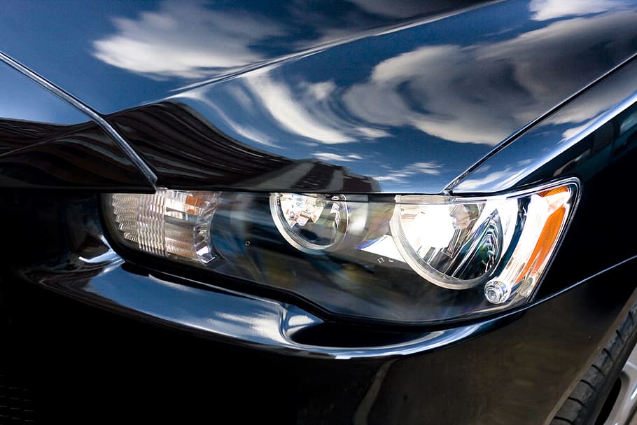 auto, bile, black, bulb, bumper, car, chrome, close, close-up HD wallpaper