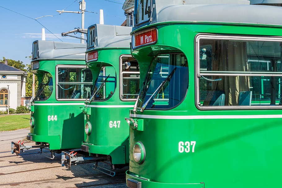 basel, tram, dare, public, transport, rail traffic, rails, switzerland HD wallpaper