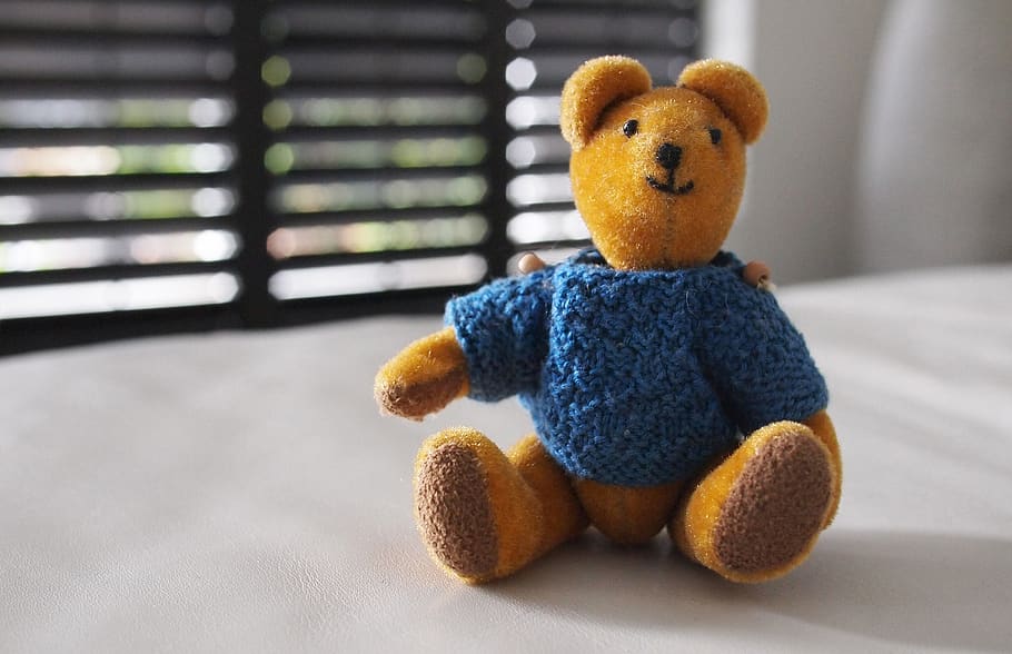 teddy bear, toy, objects, stuffed toy, indoors, animal representation HD wallpaper