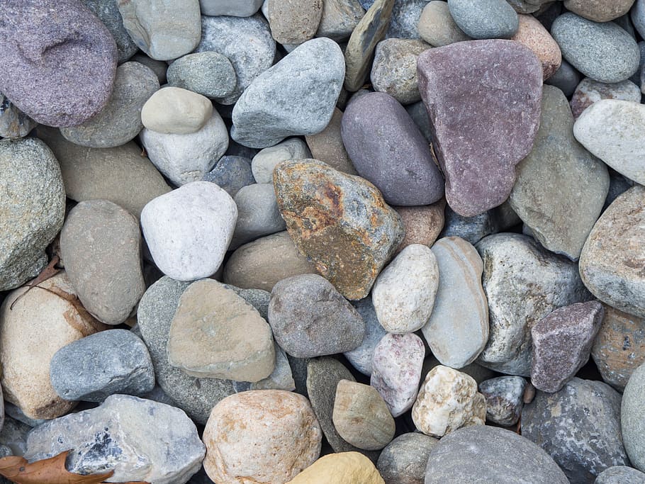 Stones, Macro, Nature, Objects, brown, gray, rock, rocks, white HD wallpaper