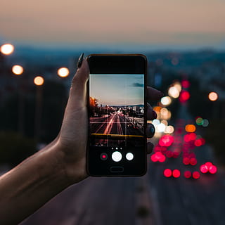 Close-Up Photography of Mobile Phone, 4k wallpaper, blur, camera HD wallpaper
