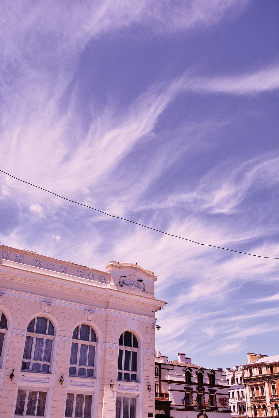 cloudscape, architecture, city, summer, sky, vsco, background HD wallpaper