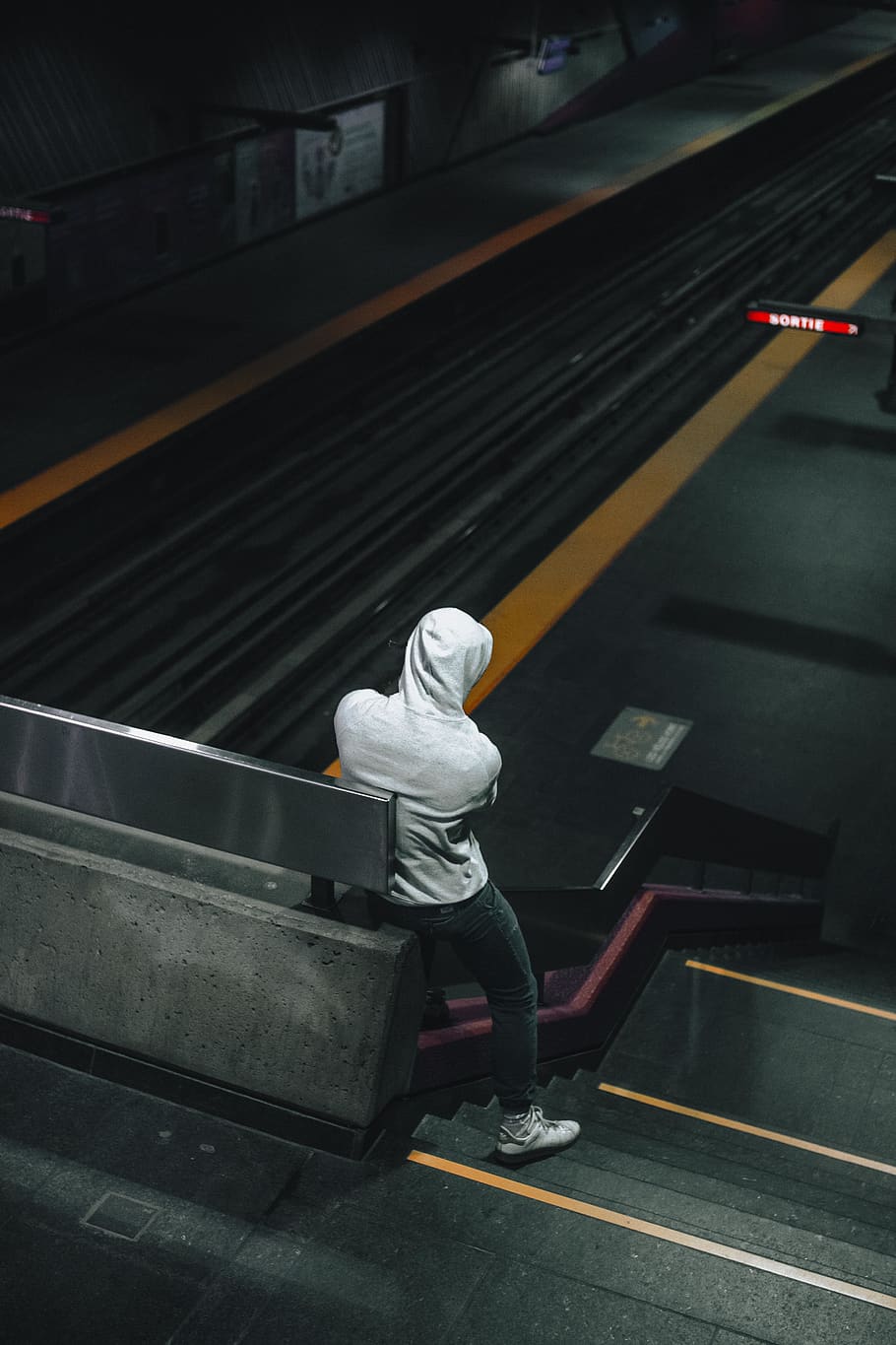 man wearing white pullover hoodie, human, person, footwear, apparel, HD wallpaper