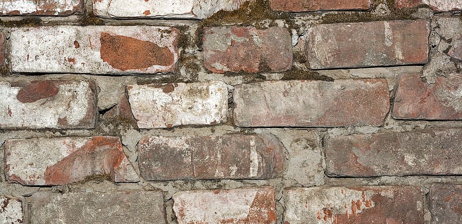 bricks, stones, wall, old, grunge, background, texture, close-up HD wallpaper