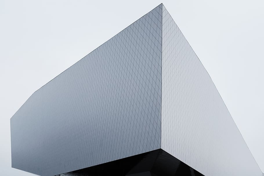 white building on daytime, architecture, built structure, low angle view HD wallpaper
