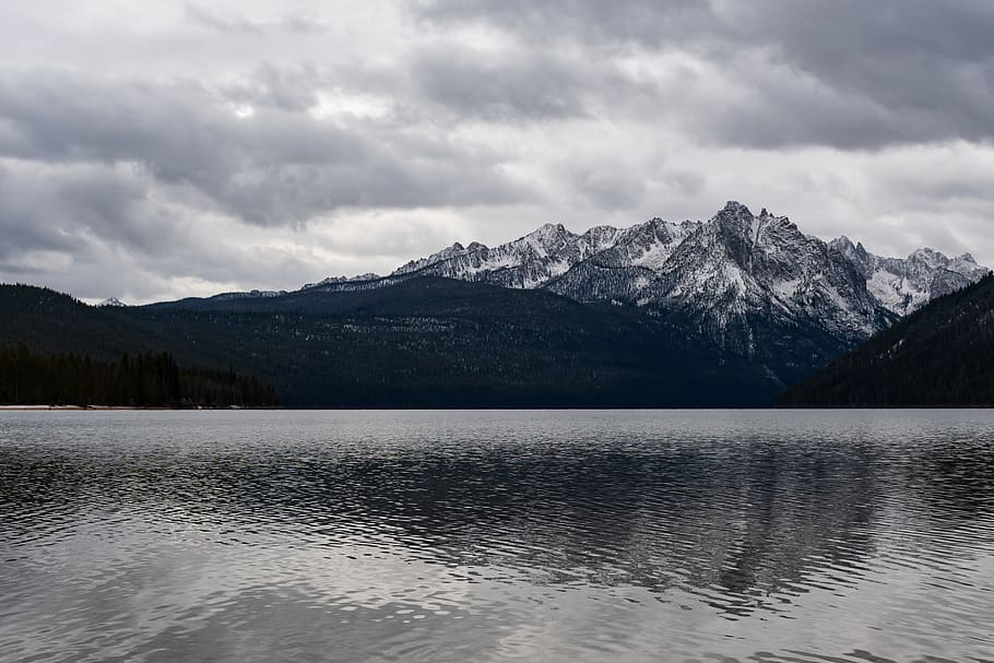 Scenic View Of Mountains, 4k wallpaper, clouds, cloudy, environment HD wallpaper