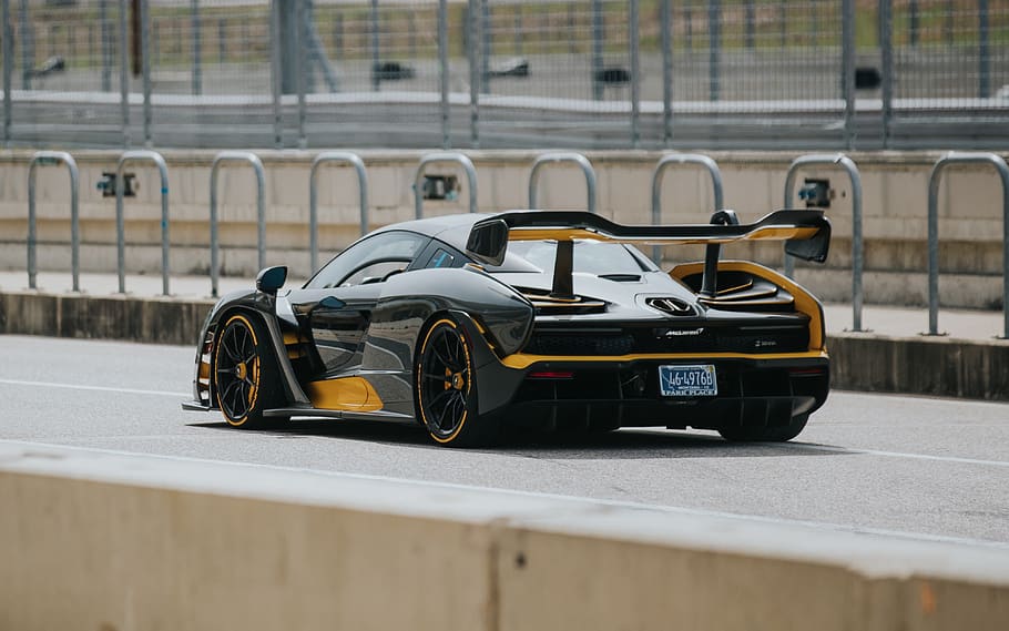 black luxury car, automobile, transportation, vehicle, tire, wheel HD wallpaper