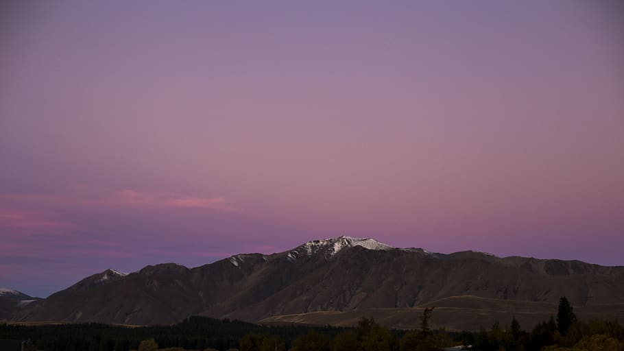 nature, outdoors, mountain, mountain range, peak, tekapo, astronomy HD wallpaper