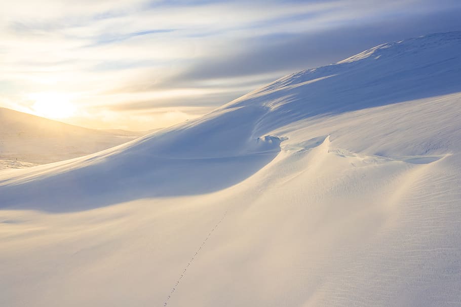snowy mountain, soil, outdoors, nature, sand, dune, mountain range HD wallpaper