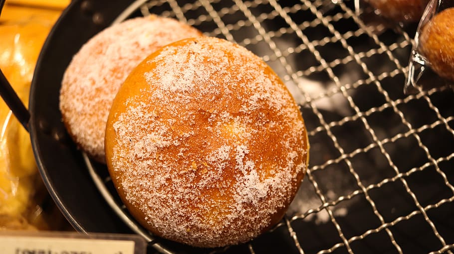 bread, sugar, sweet, donut, bakery, bunuelos, doughnut, sweet rice doughnut HD wallpaper