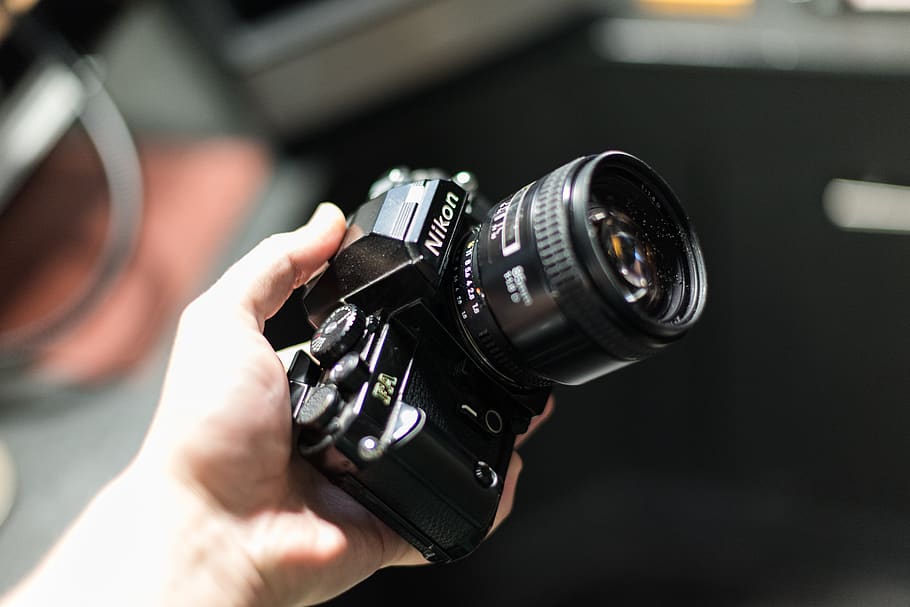 technology, photography, gadgets, camera, lens, nikon, film HD wallpaper