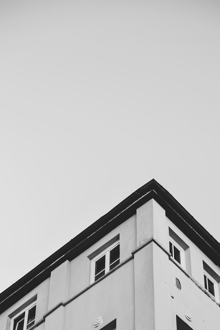 blackandwhite, building, architecture, built structure, building exterior HD wallpaper