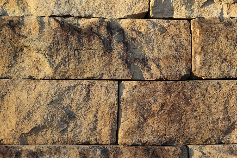 stone, wall, sun, bright, backgrounds, full frame, wall - building feature HD wallpaper