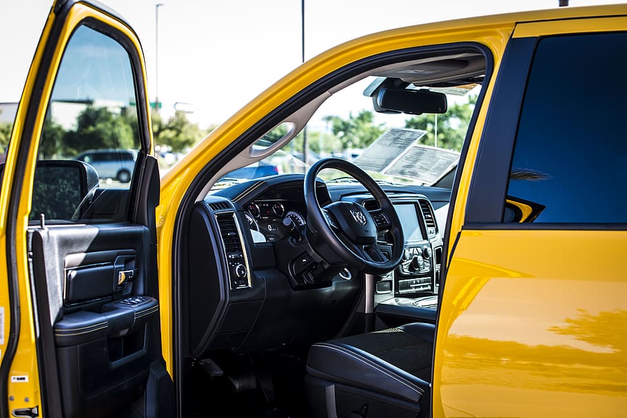 Opened Vehicle Door, automobile, car interior, dashboard, daylight HD wallpaper