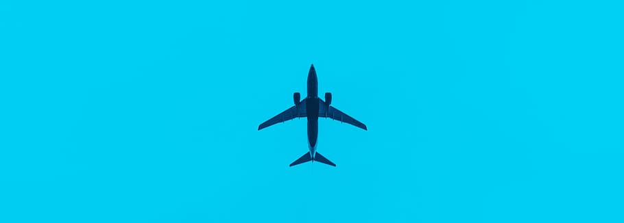 sky, flying, airplane, transport, high, heighttravel, journey HD wallpaper
