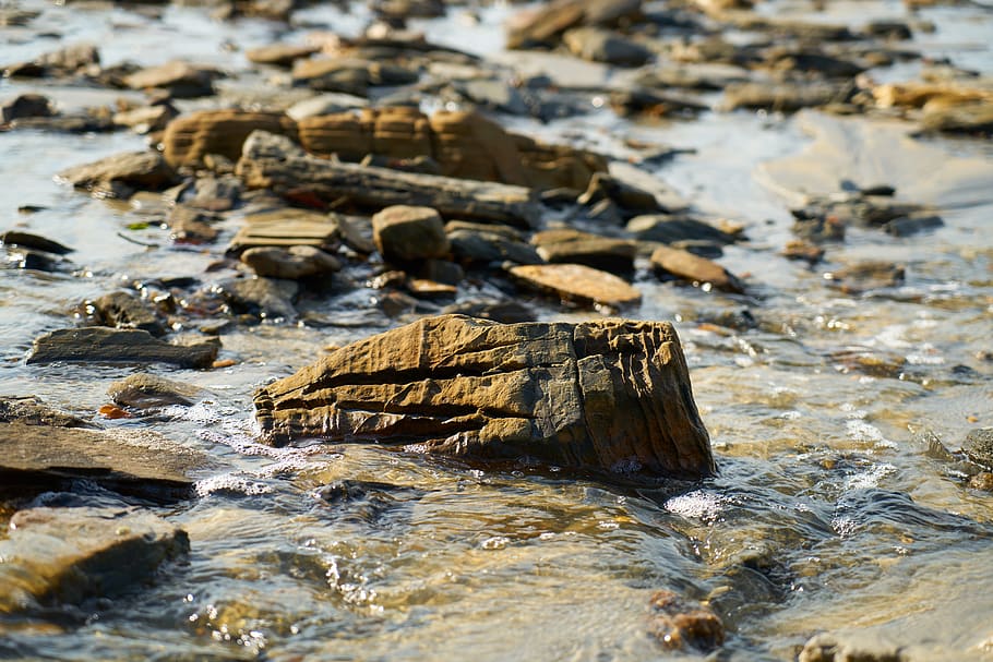 kennedy, stone, water, river, rocky, sarmiento, brown, nature HD wallpaper